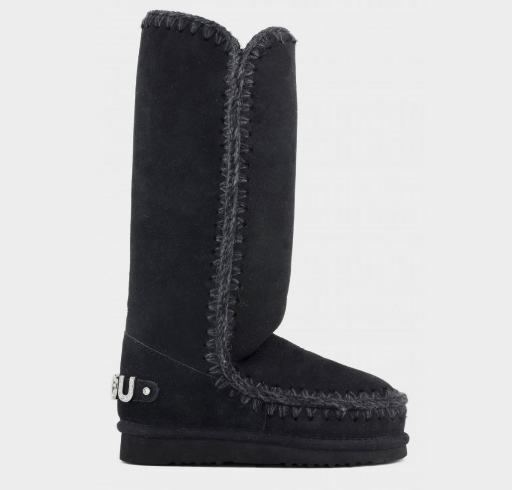 Mou Eskimo 40 Rhinestones Logo Black