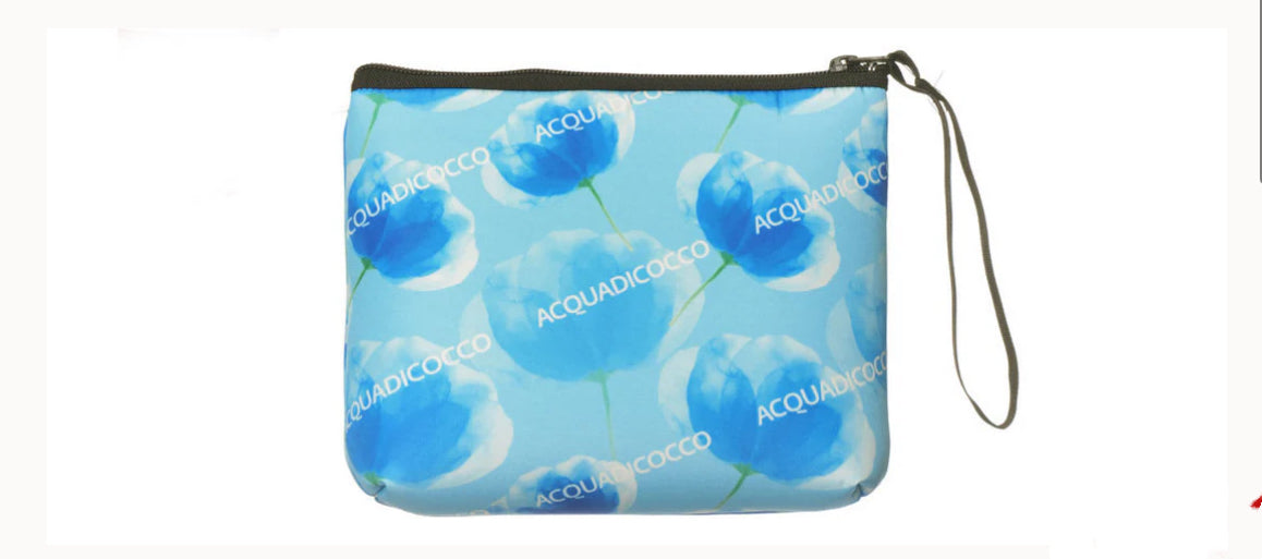 Bikini intero incrociato glitter romantic flowers Acqua di Cocco