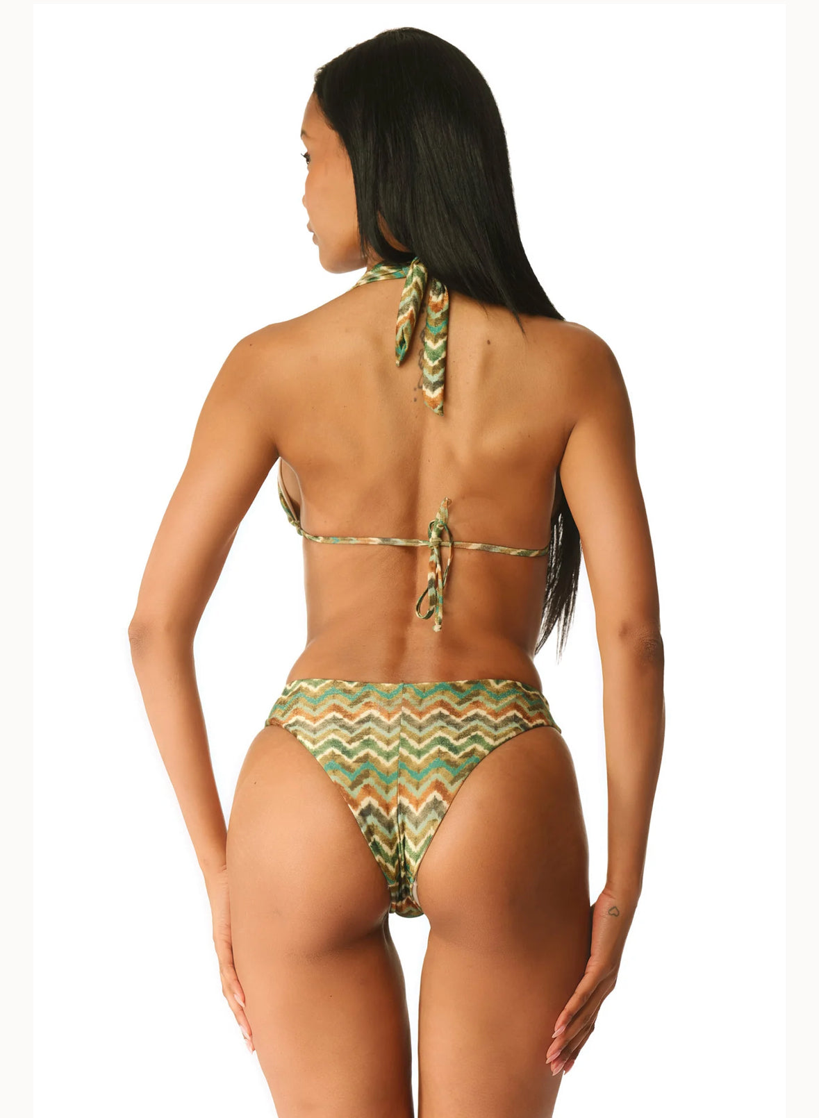 Bikini triangolo stringhe miss lurex Acqua di Cocco