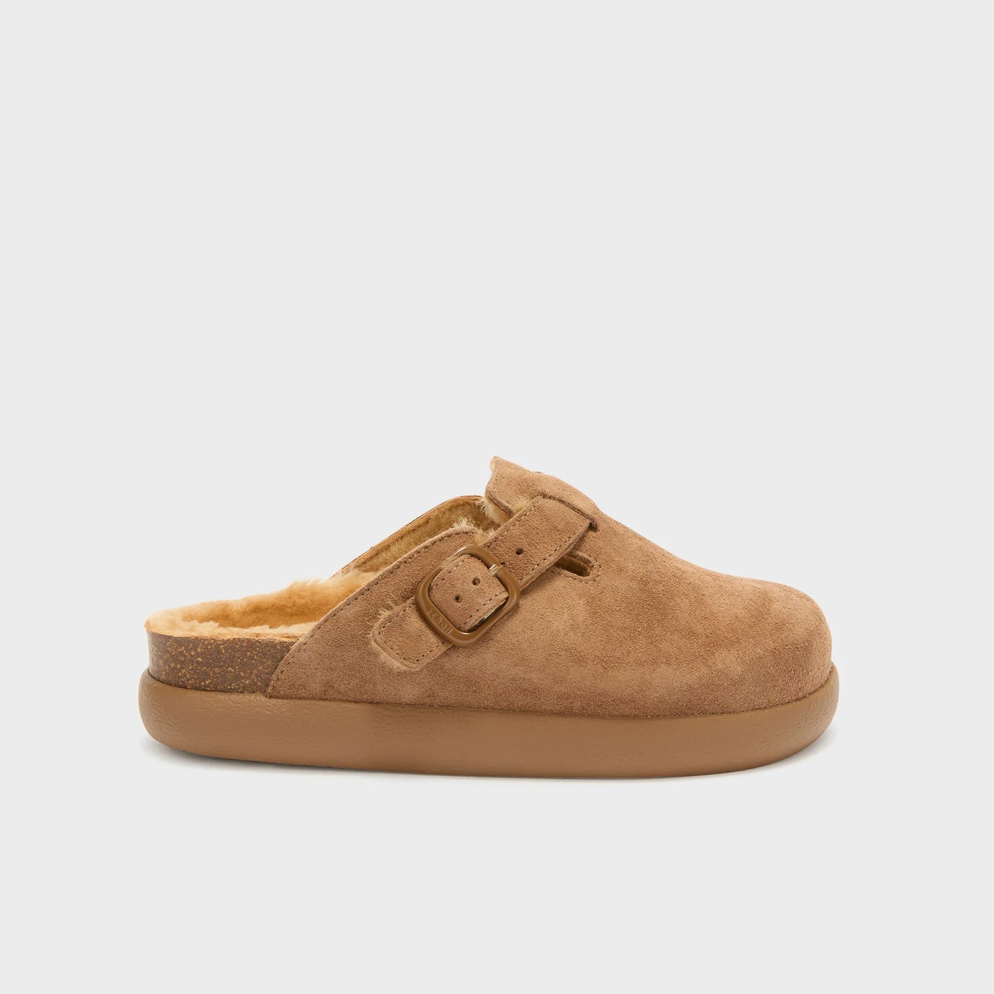 Sholl Mules Fae Fur Chunky