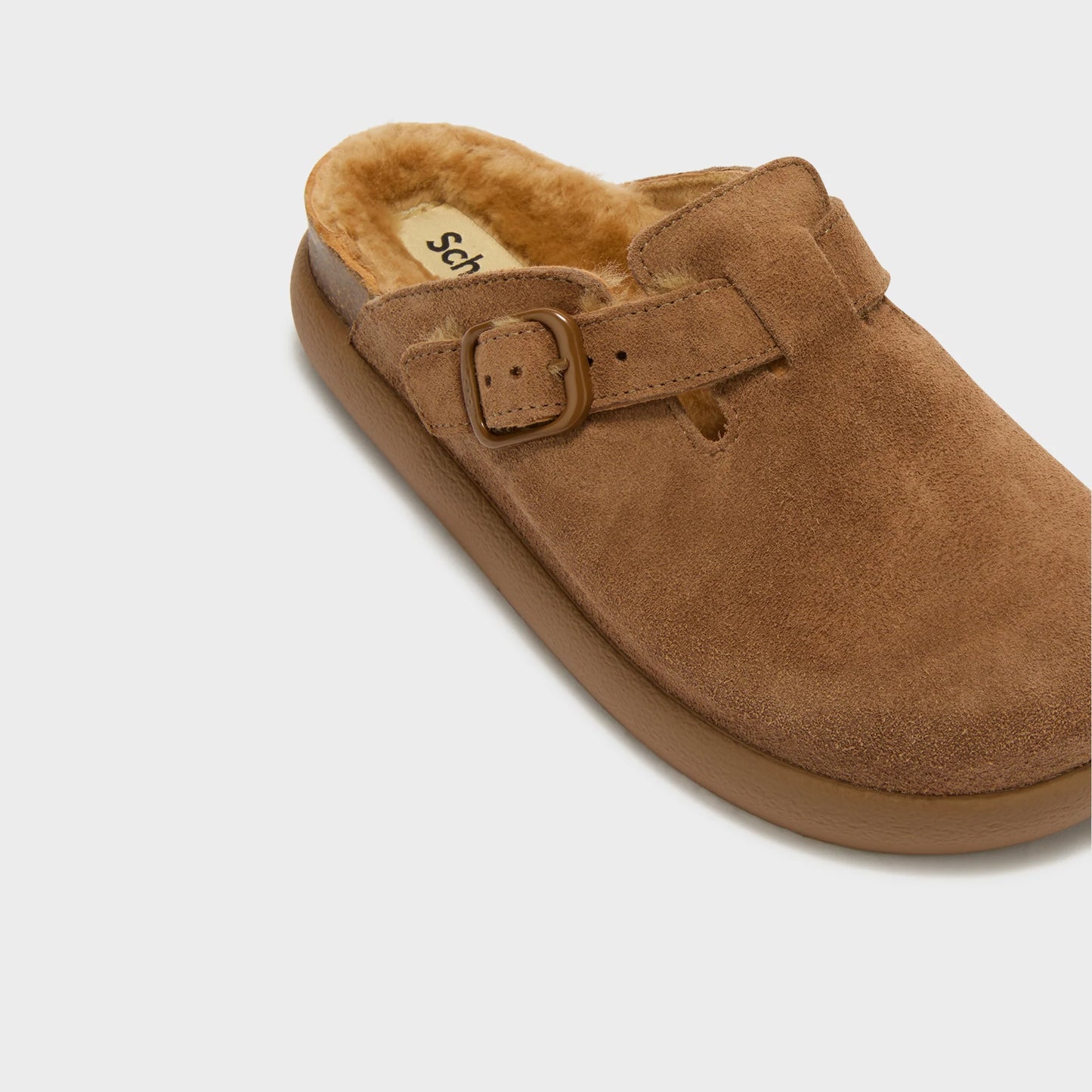 Sholl Mules Fae Fur Chunky