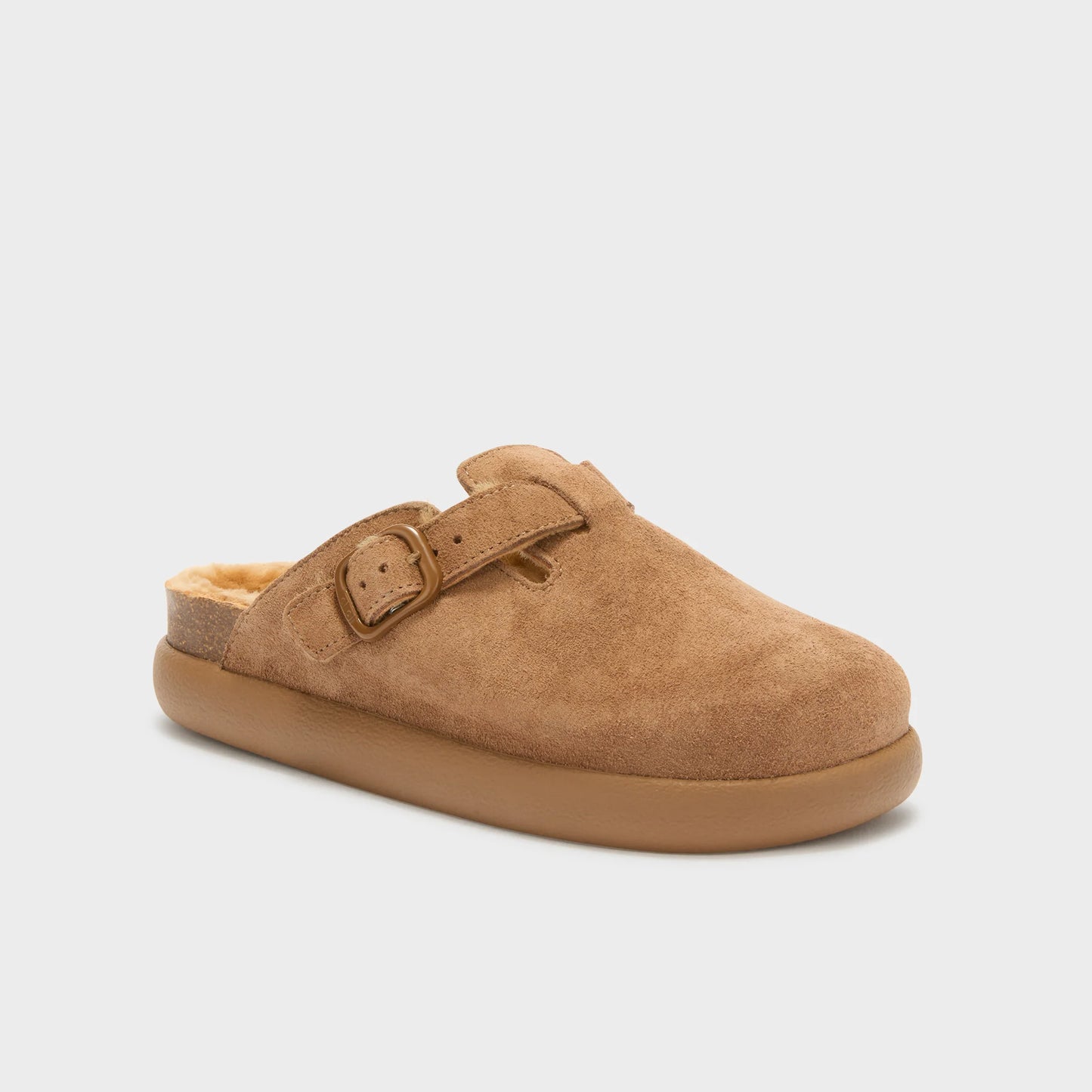 Sholl Mules Fae Fur Chunky