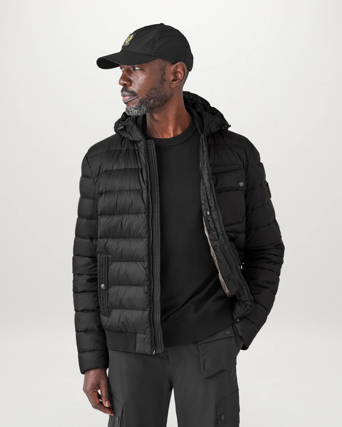 Giubbino Nero Streamline Belstaff