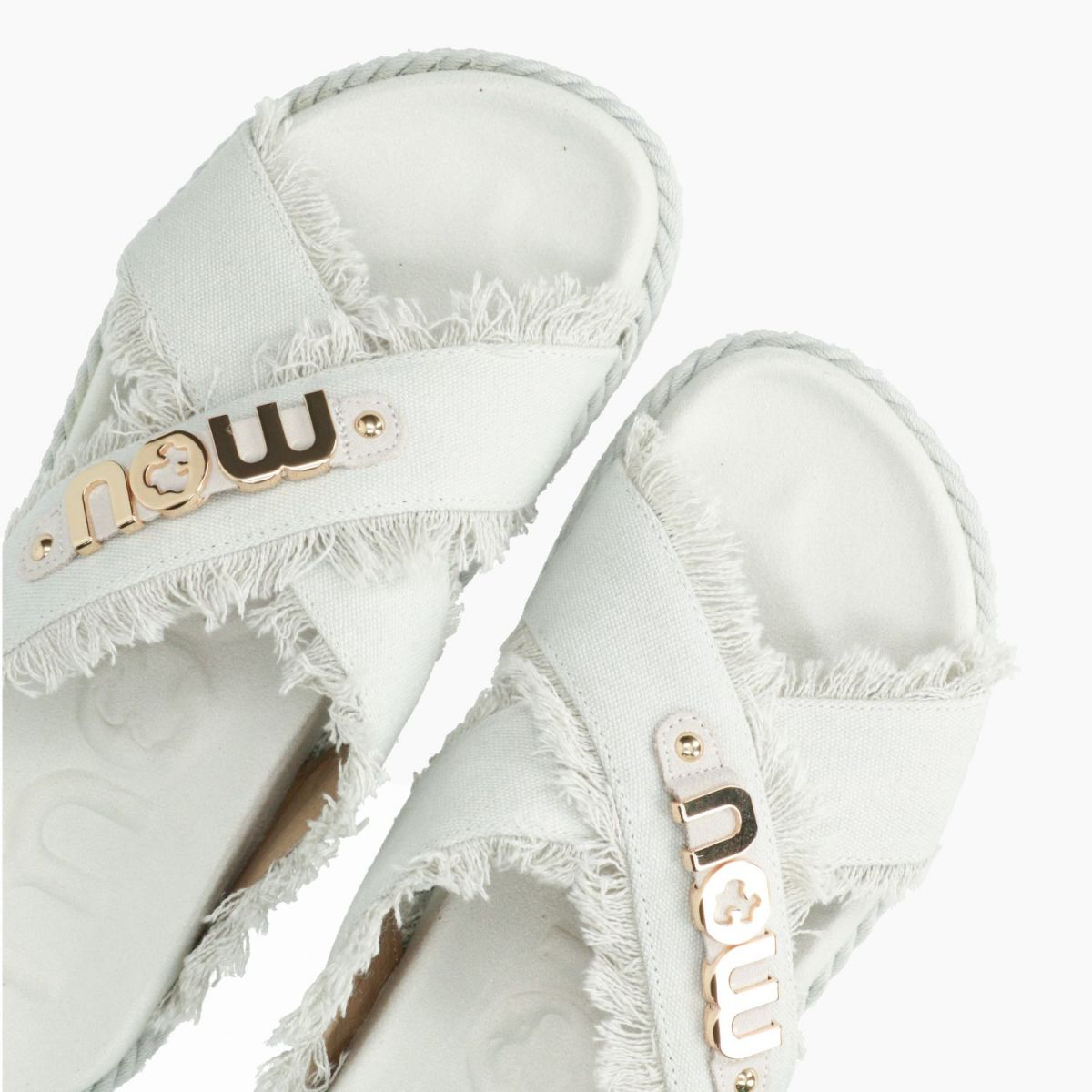 Mou criss cross rope sandal